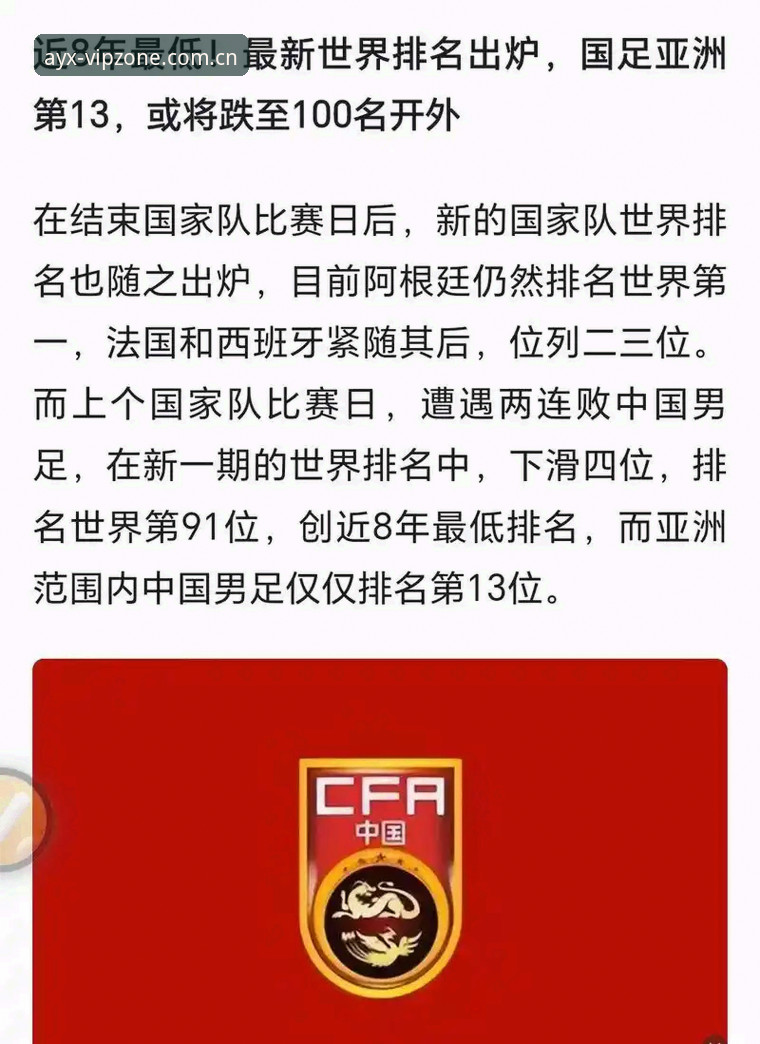 2030年世界杯扩军至66队最新动态：中国男足迎来重返世界舞台良机